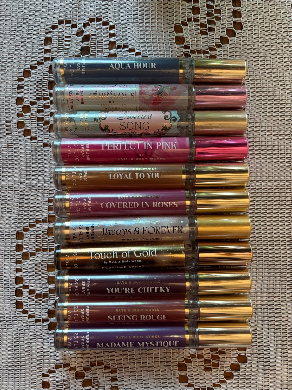Bath and Body Works Travel Size Sprays